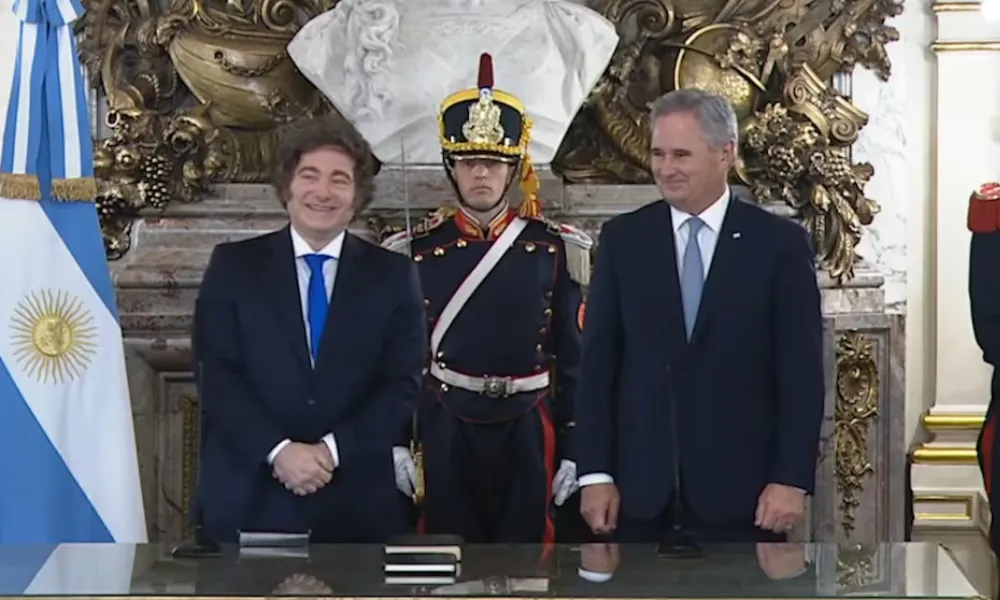 Juramento de Pablo Quirno