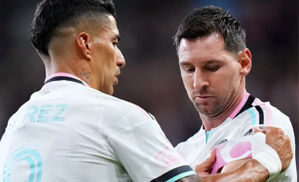 Messi ingresó para disputar casi todo el segundo tiempo.