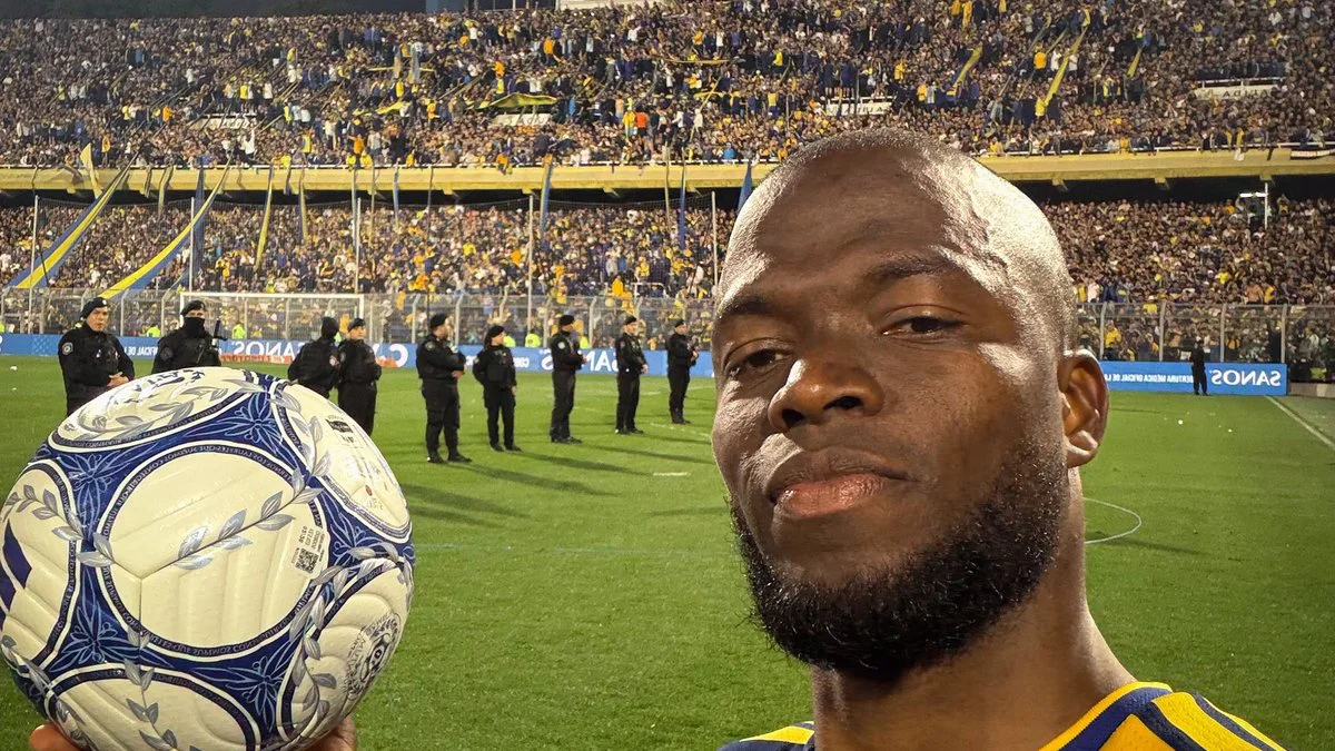 Enner Valencia. Foto Club Boca Juniors.