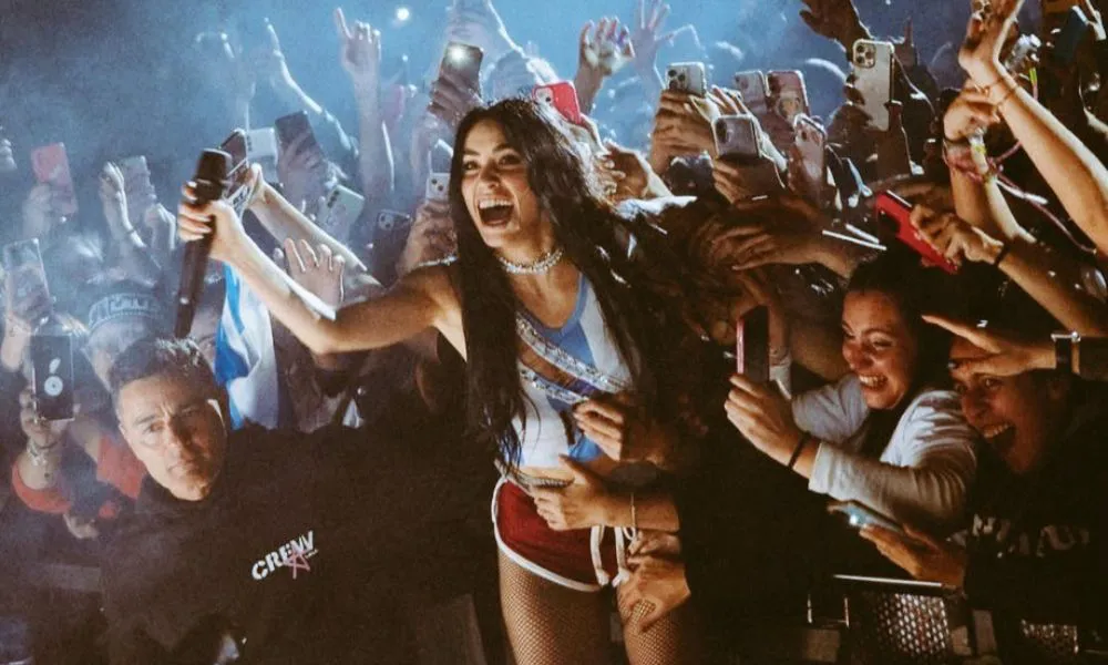 Lali recital en Vélez Foto: @CordobaConLali