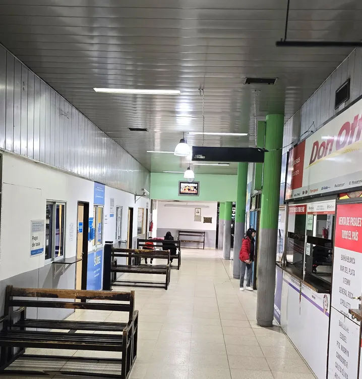 Tareas de mantenimiento en la Terminal de Ómnibus