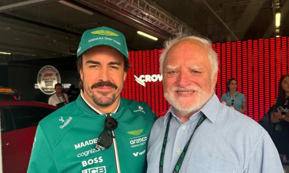 Alonso y el señor del meme