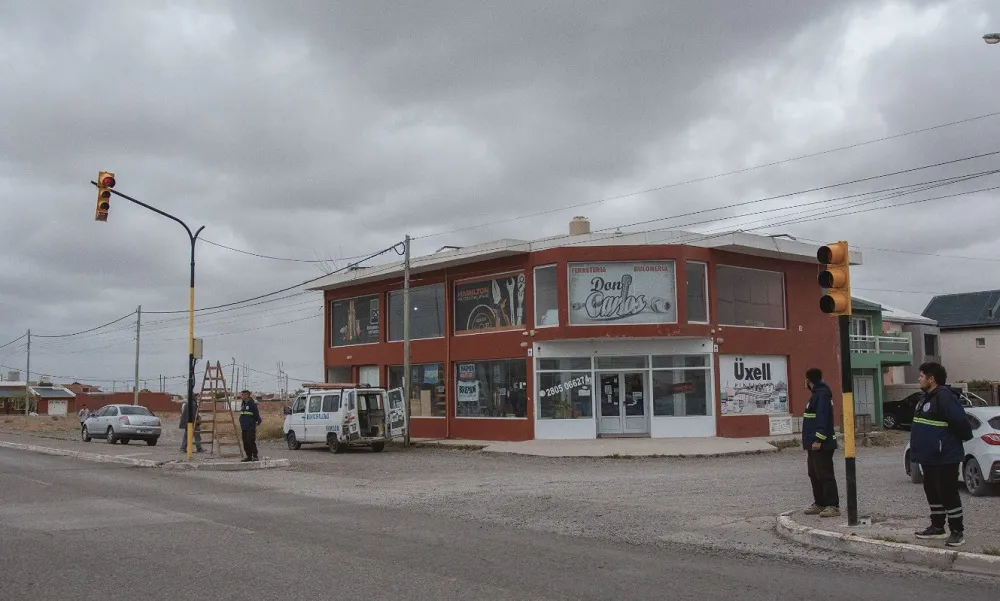 semáforos en Playa Unión