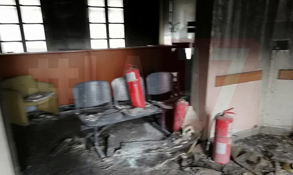 incendio en la Casa de Gobierno