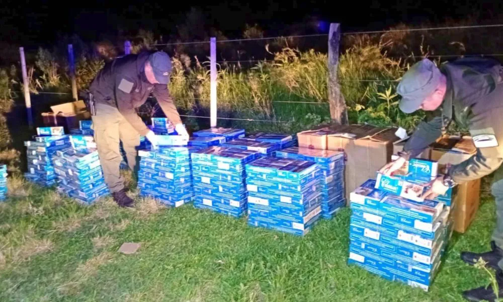 Gendarmería incautó más de 37 mil atados de cigarrillos en dos operativos