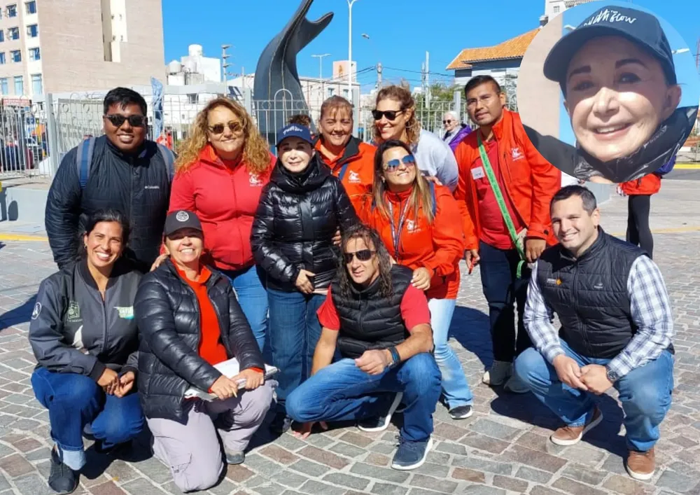 María Antonieta de las Nieves, La Chilindrina, estuvo en Puerto Madryn