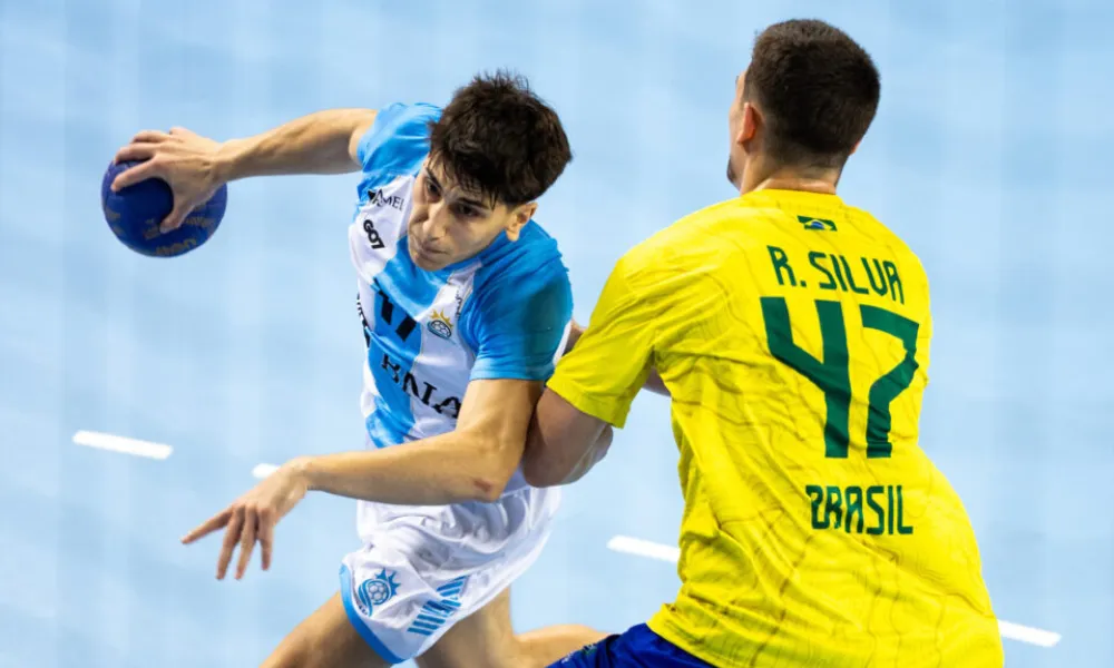 Selección Argentina de handball le ganó a Brasil