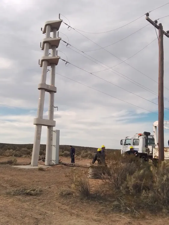 Se restableció el servicio eléctrico en Gaiman, Dolavon y 28 de Julio