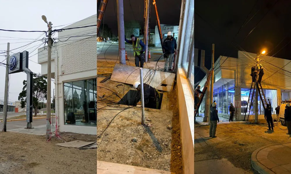 Puerto Madryn completó el corte de fibra en el IXP de Cabase