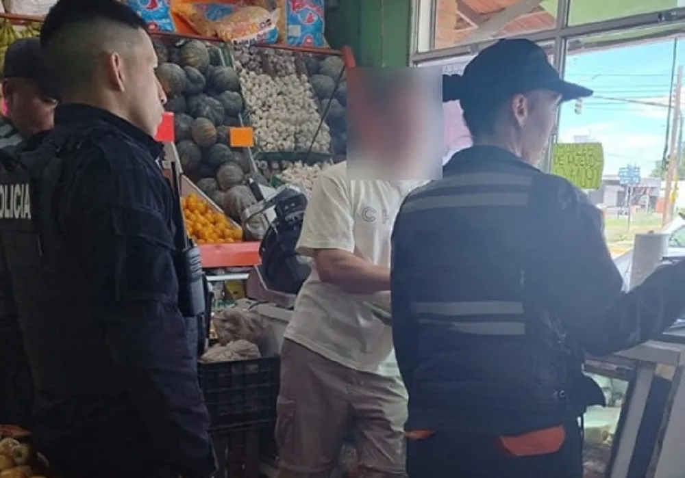 pirotécnia en verdulería