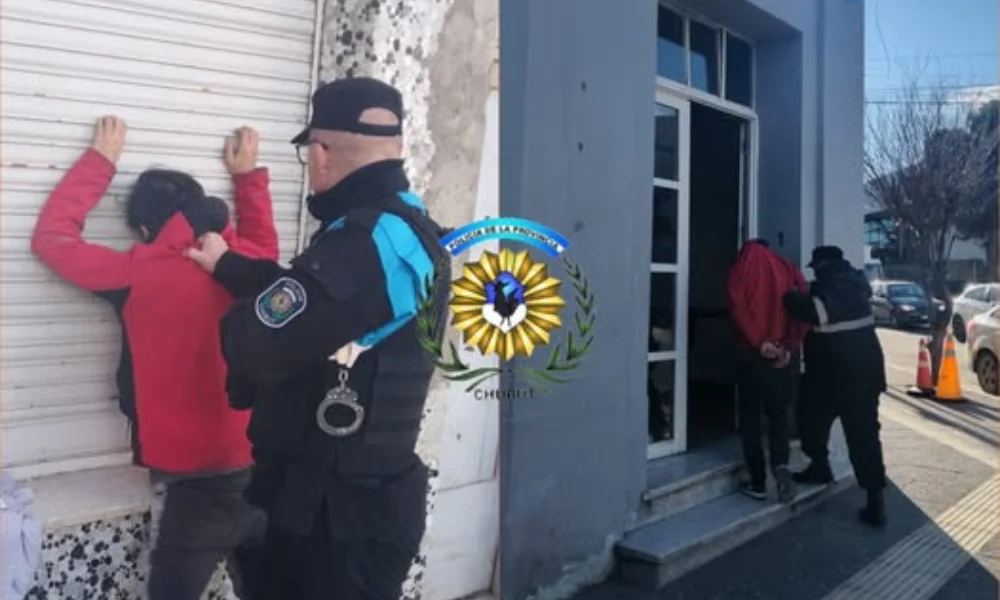 La situación se produjo sobre calle Ameghino, en el sector céntrico de la ciudad.