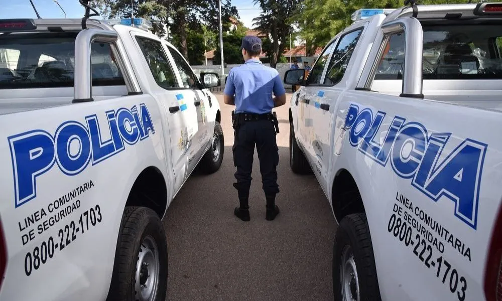 Patrullero policía de La Pampa Foto Infopico