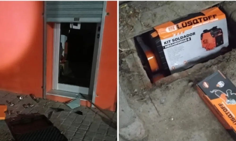 Intento de robo de herramientas