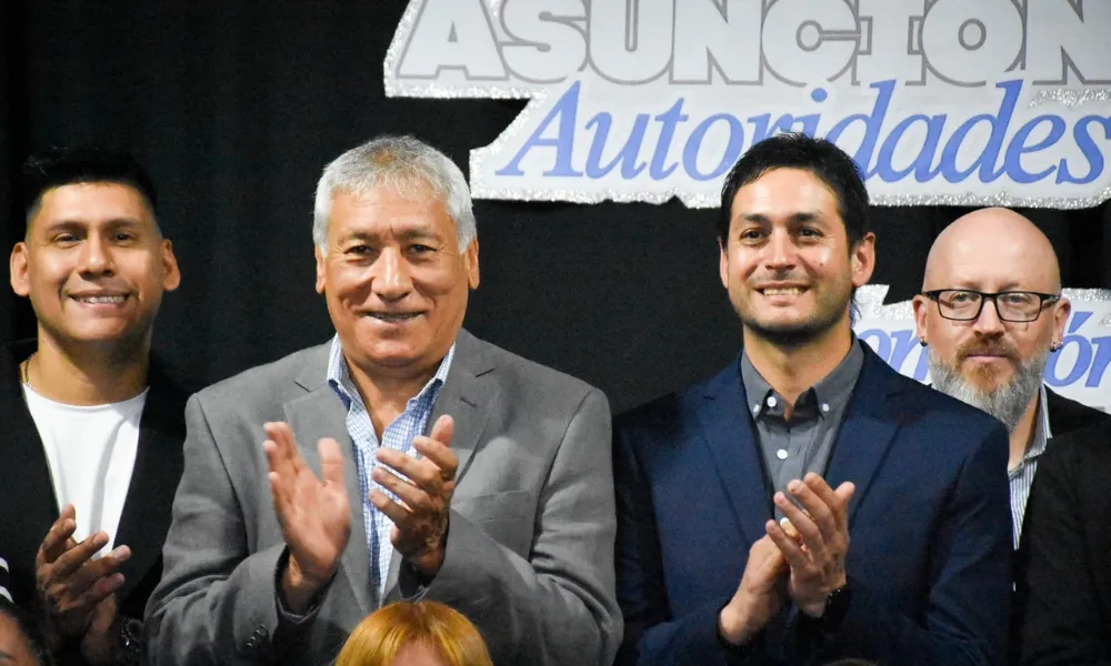 Alfredo Béliz y el nuevo secretario general, Damián Pérez