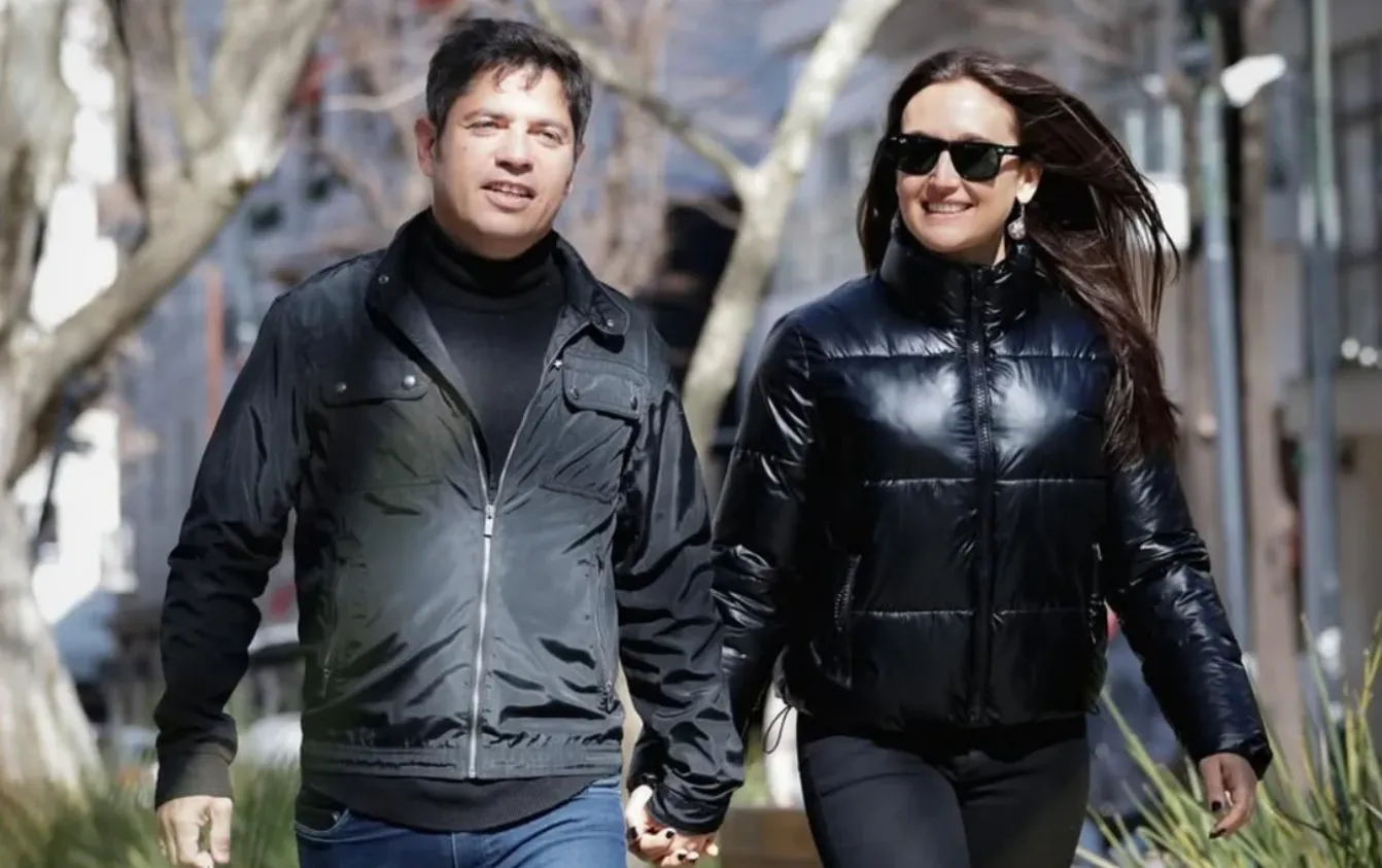kichilof y esposa