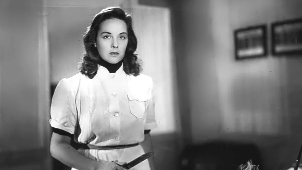 Elisa Galvé en una escena de la película Días de odio (1954). Foto Prensa Municipalidad de Puerto Madryn