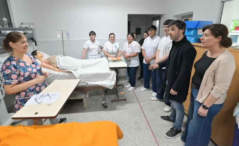 Visita al Hospital Alvear