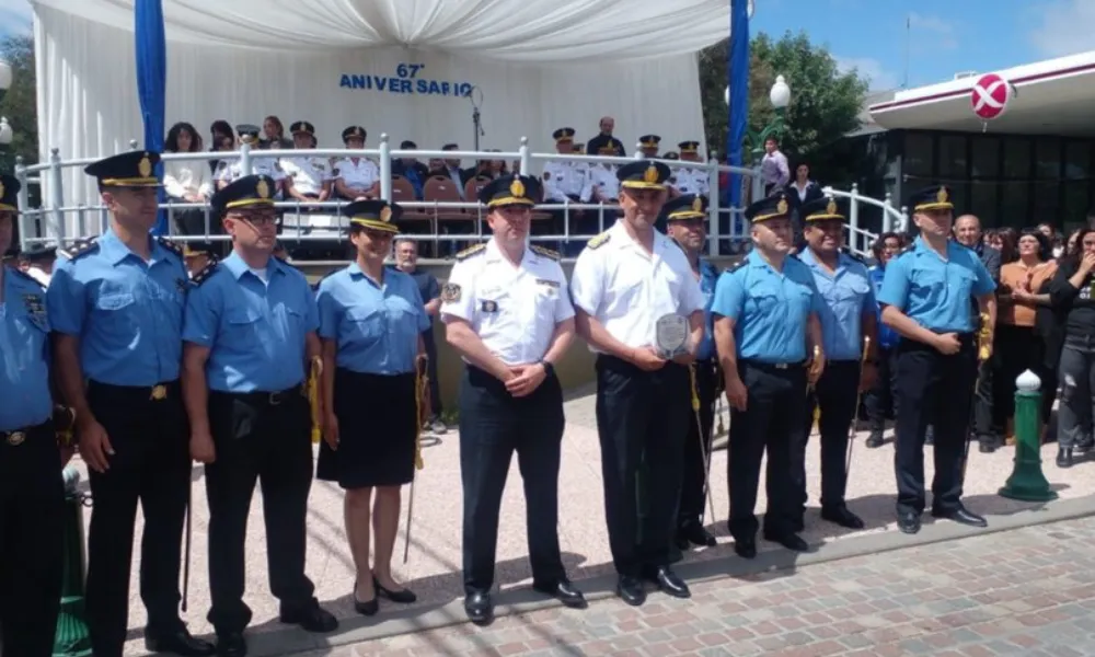 Acto aniversario de la Policía