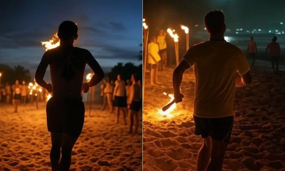 ANTORCHEADA EN PLAYA UNIÓN