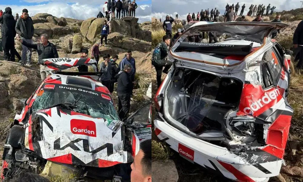 Accidente Rally Córdoba