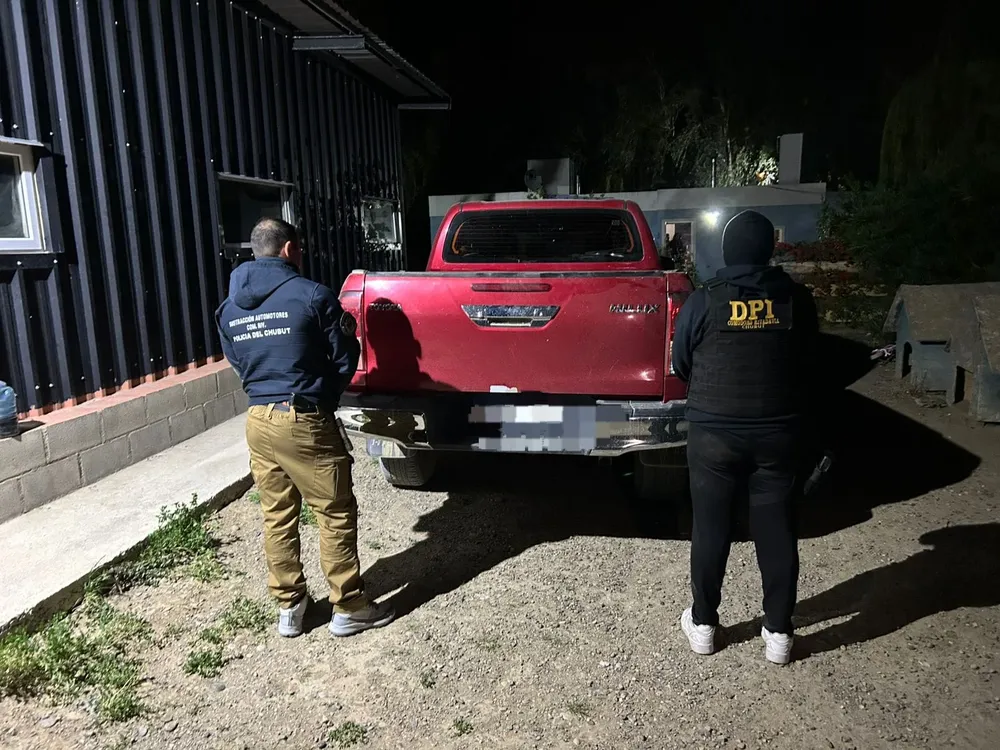 Toyota Hilux adulterada en Comodoro