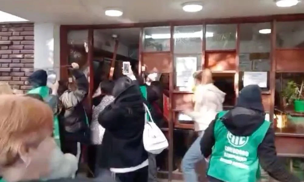 Disturbios ATE en Comodoro Rivadavia 