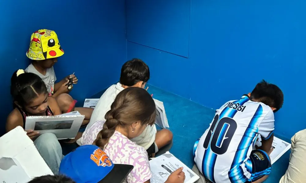 niños en el Ecocentro