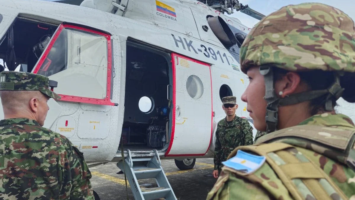 Fuerzas armadas argentinas en Colombia