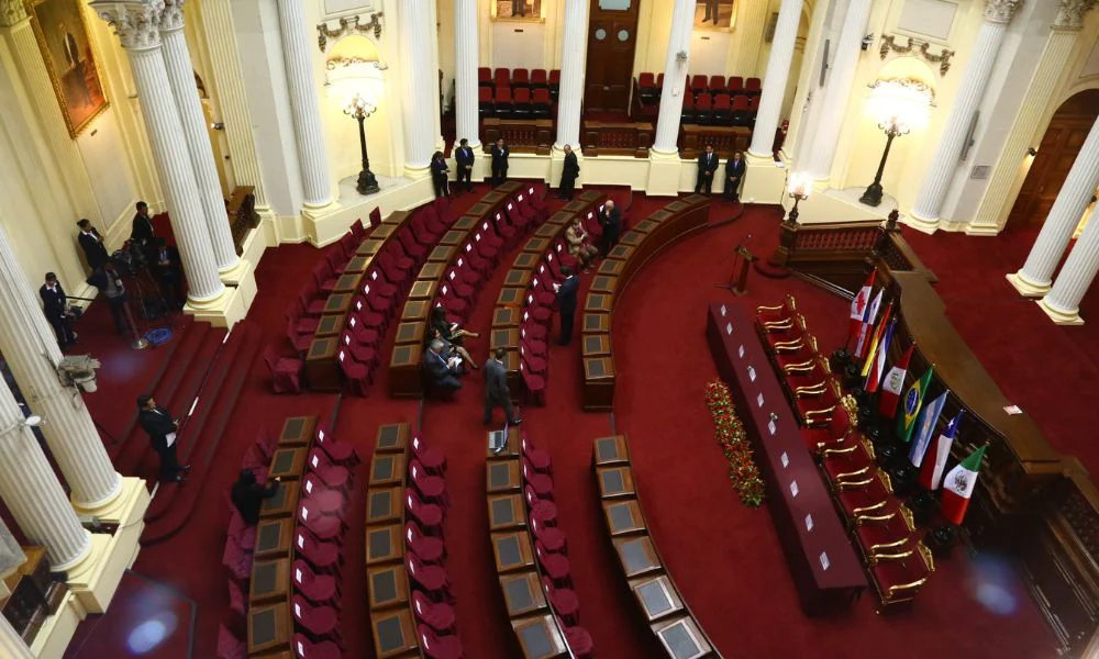 Antiguo recinto del Senado de Perú. Foto Infobae