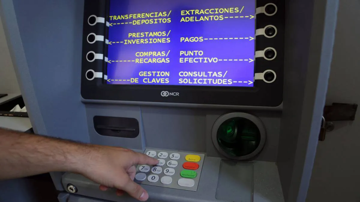cajero banco