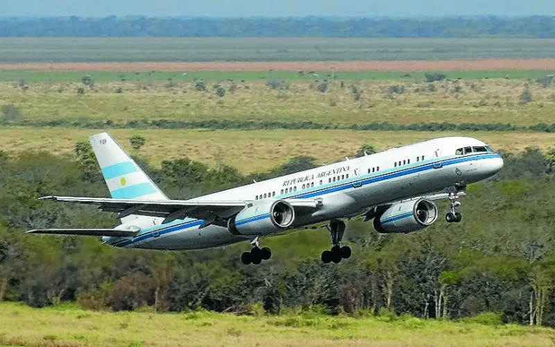 El avión presidencial Tango 01