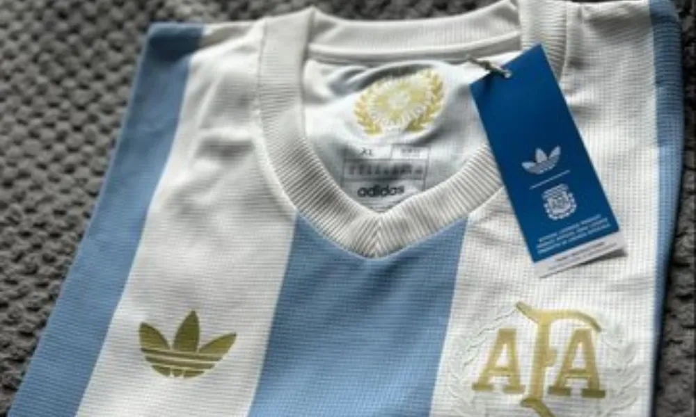 Nueva camiseta de la selección argentina