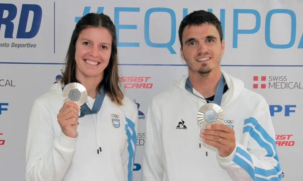 Eugenia Bosco y Mateo Majdalani llegaron al país
