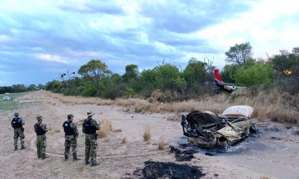 La avioneta que se estrelló en Salta llevaba 364 kilos de cocaína