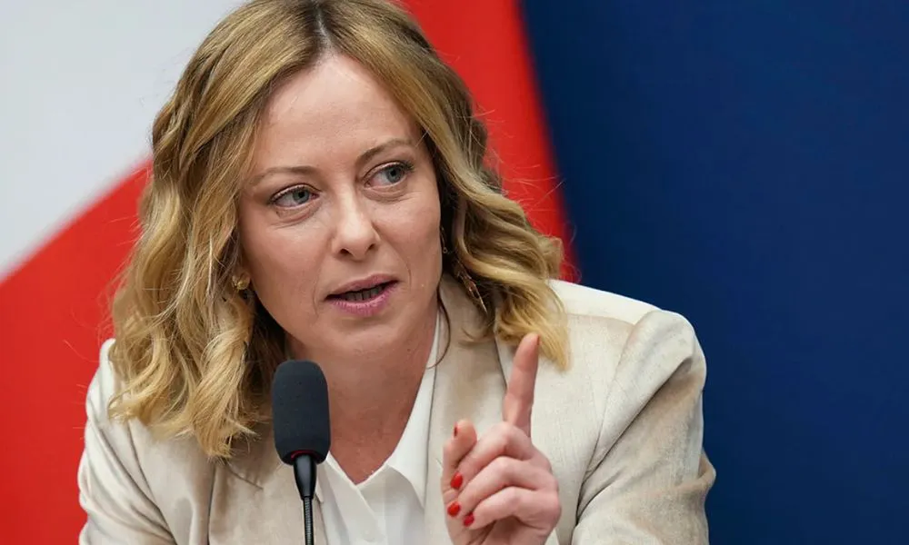 Giorgia Meloni. Foto: Alessandra Tarantino/Copyright 2025 The AP/Euronews