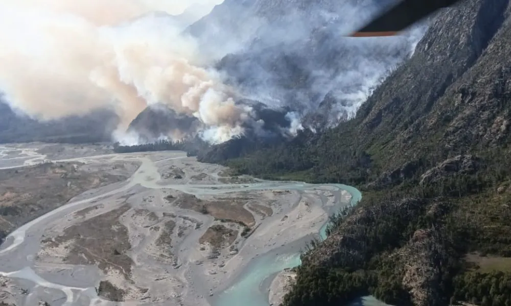 Incendio en El turbio