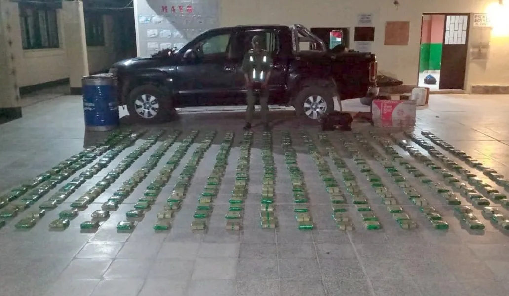 Hallan 114 kilos de hojas de coca ocultos