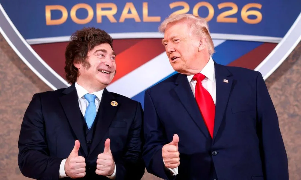 Javier Milei y Donald Trump
