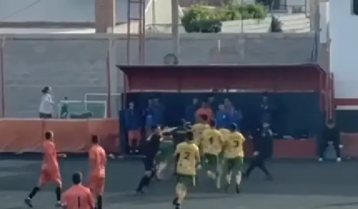 agresión a un árbitro