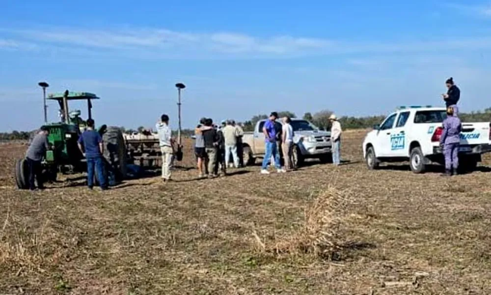 La esposa de un dirigente rural fue aplastada por un tractor y murió (Foto: LA NACION)
