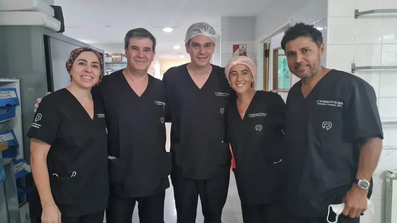 Equipo medico en el hospital Regional