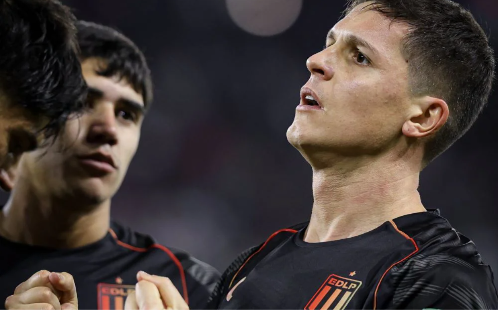 Guido Carrillo. Foto Club Estudiantes de La Plata﻿.