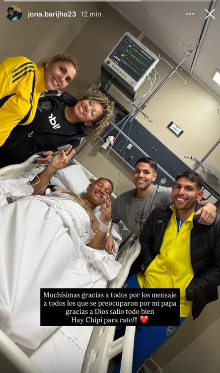 Antonio “Chipi” Barijho encendió las alarmas en Boca tras sufrir una descompensación