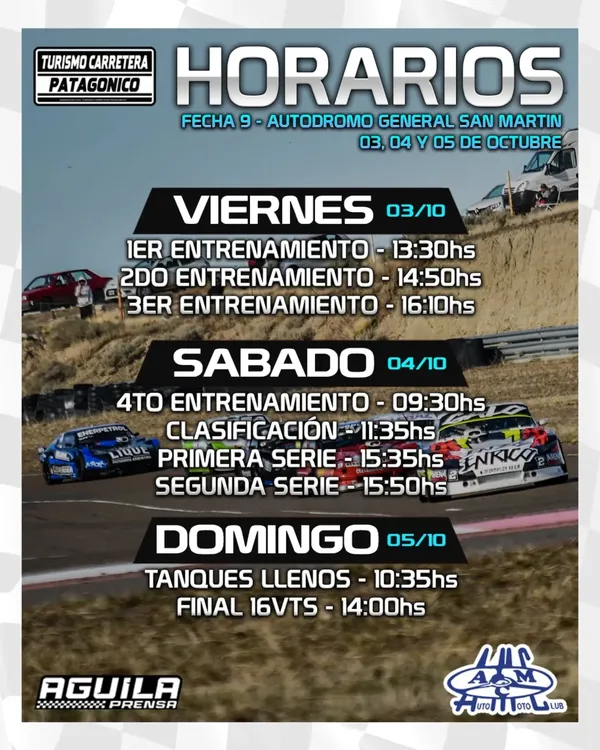 El automovilismo provincial pone primera en Comodoro Rivadavia este viernes. 3