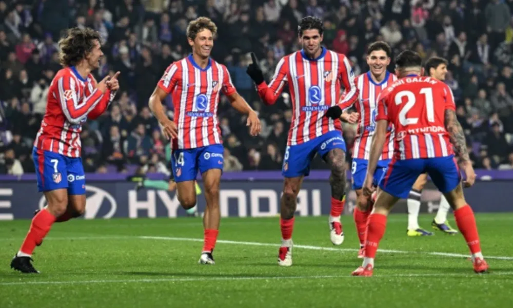 El equipo del Cholo ganó 5 a 0