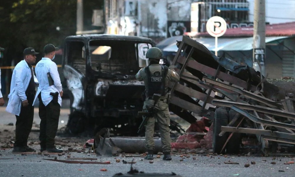 Atentado en Cúcuta. Foto SCHNEYDER MENDOZA/AFP/AFP vía Getty Images/CNN en Español