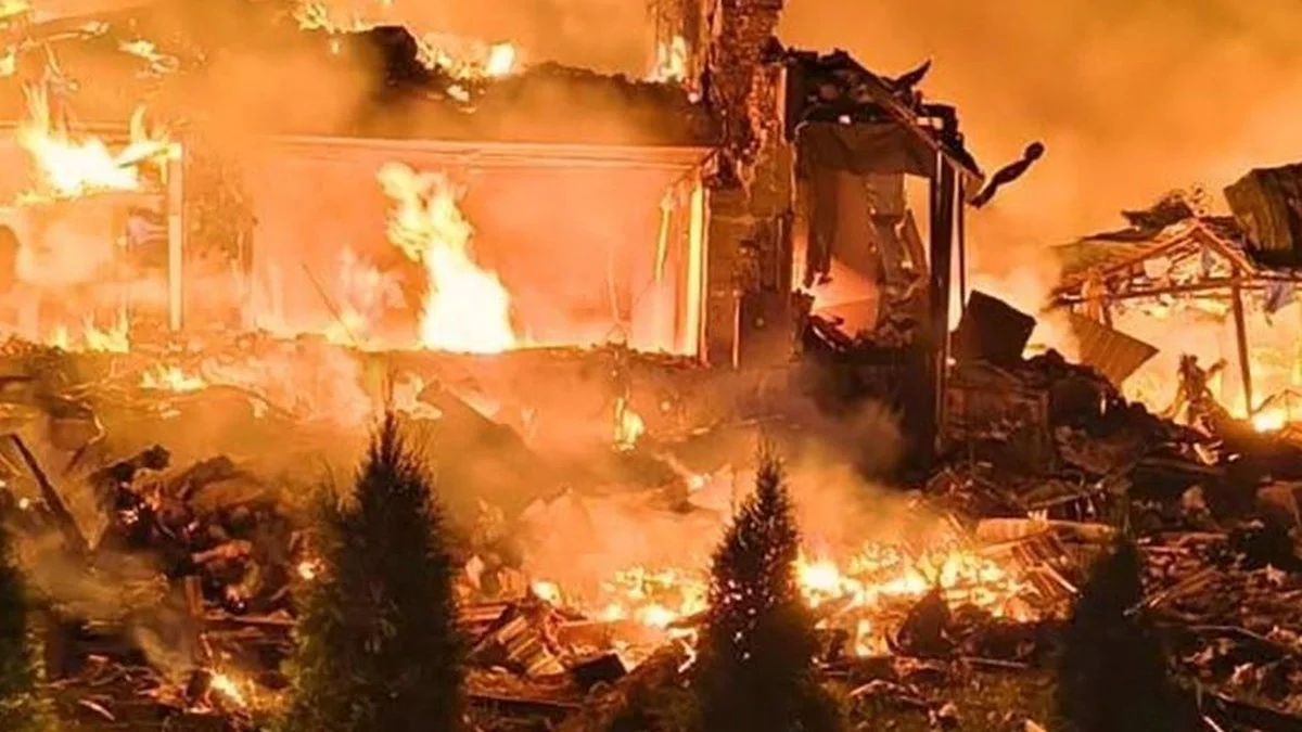 Bombardeos en Ucrania.