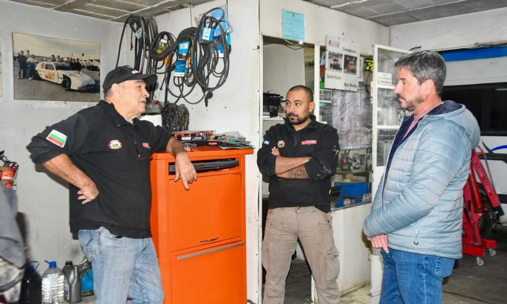 Recorrida de Gerardo merino por comercios