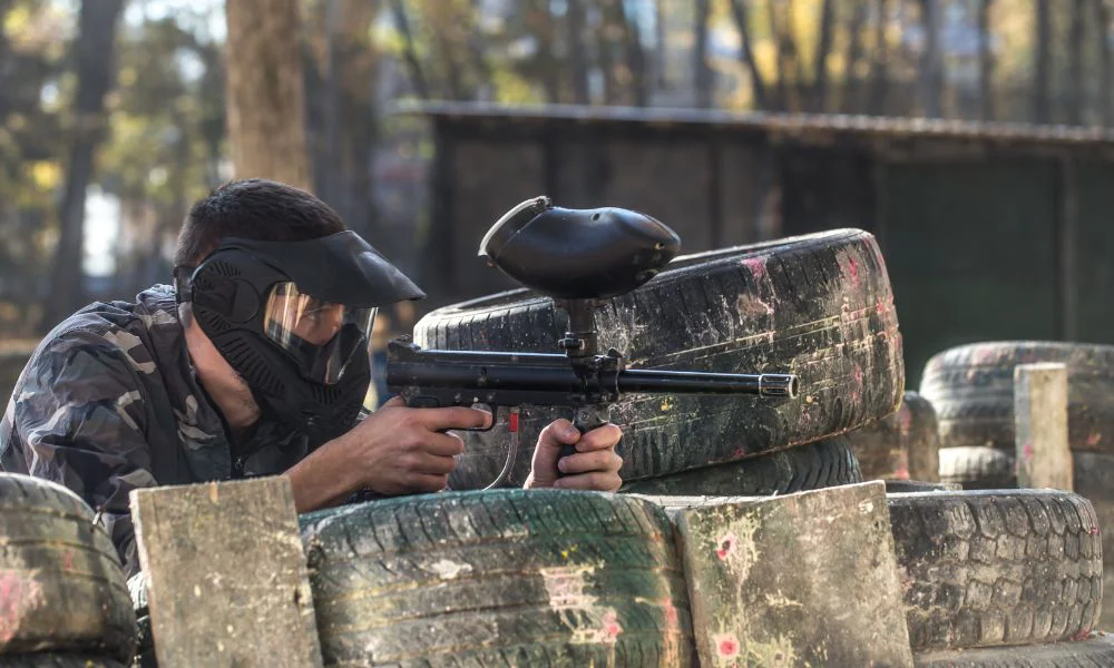 Paintball. Foto Magnific