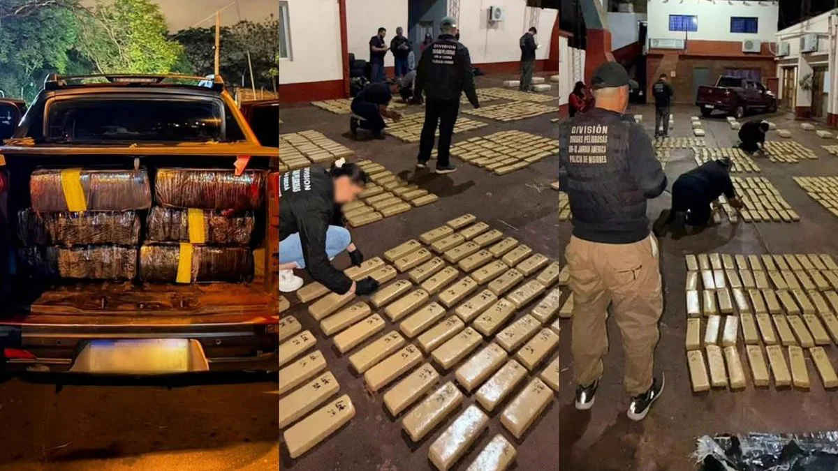 Secuestran 750 kilos de droga en una camioneta